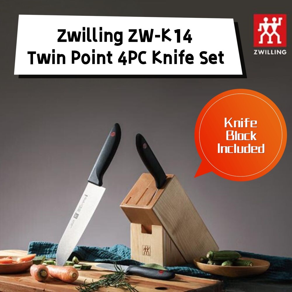Chef's Knife Set Zwilling ZW-K14 Twin Point Santoku 4PC
