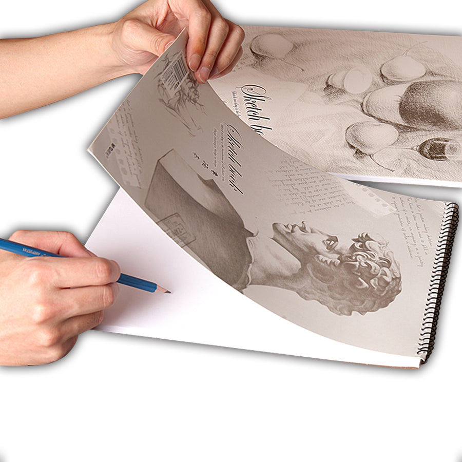 Sketch Pad 40 Sheets Artist Drawing Painting Art Paper with Thick Baseboard (41.8x27.8cm)