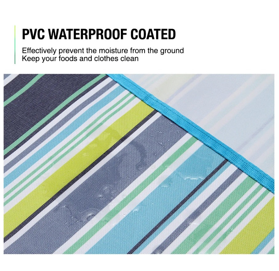 Large Waterproof Thickened Moisture-Proof Outdoor Camping Picnic Mat (Green)