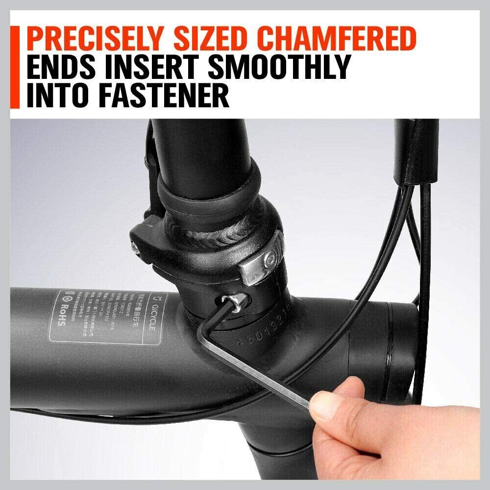 Ratchet Wrench Set 48-Piece Metric SAE Allen Hex Key Spanner Kit with Rolling Pouch