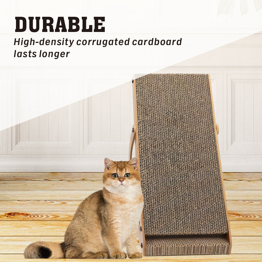 Cat Scratching Scratcher Board VaKa Cat Tree Pad Lounge Toy Corrugated Cardboard