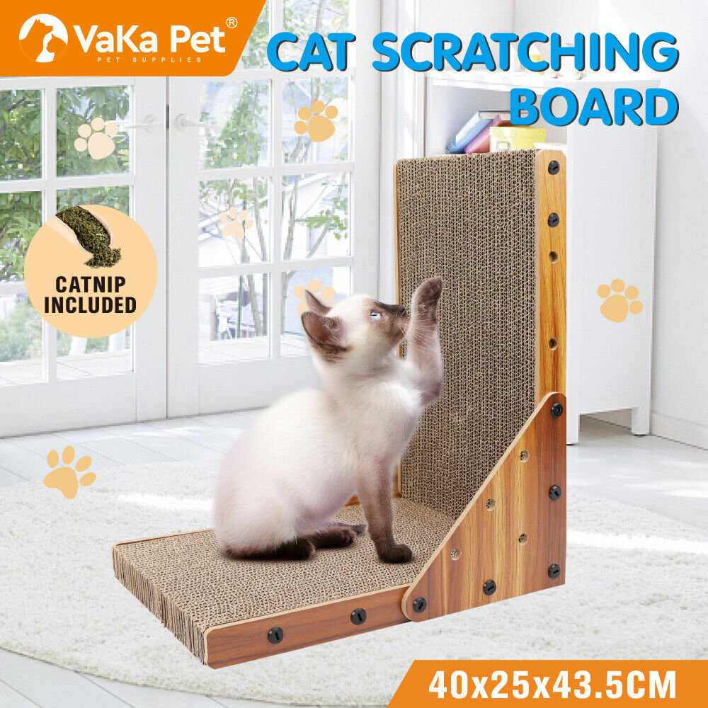 Cat Scratch Pad Cardboard Kitten Scratcher Board VaKa Toy