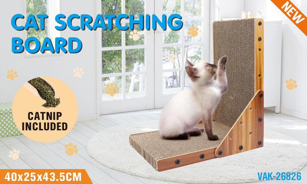 Cat Scratch Pad Cardboard Kitten Scratcher Board VaKa Toy