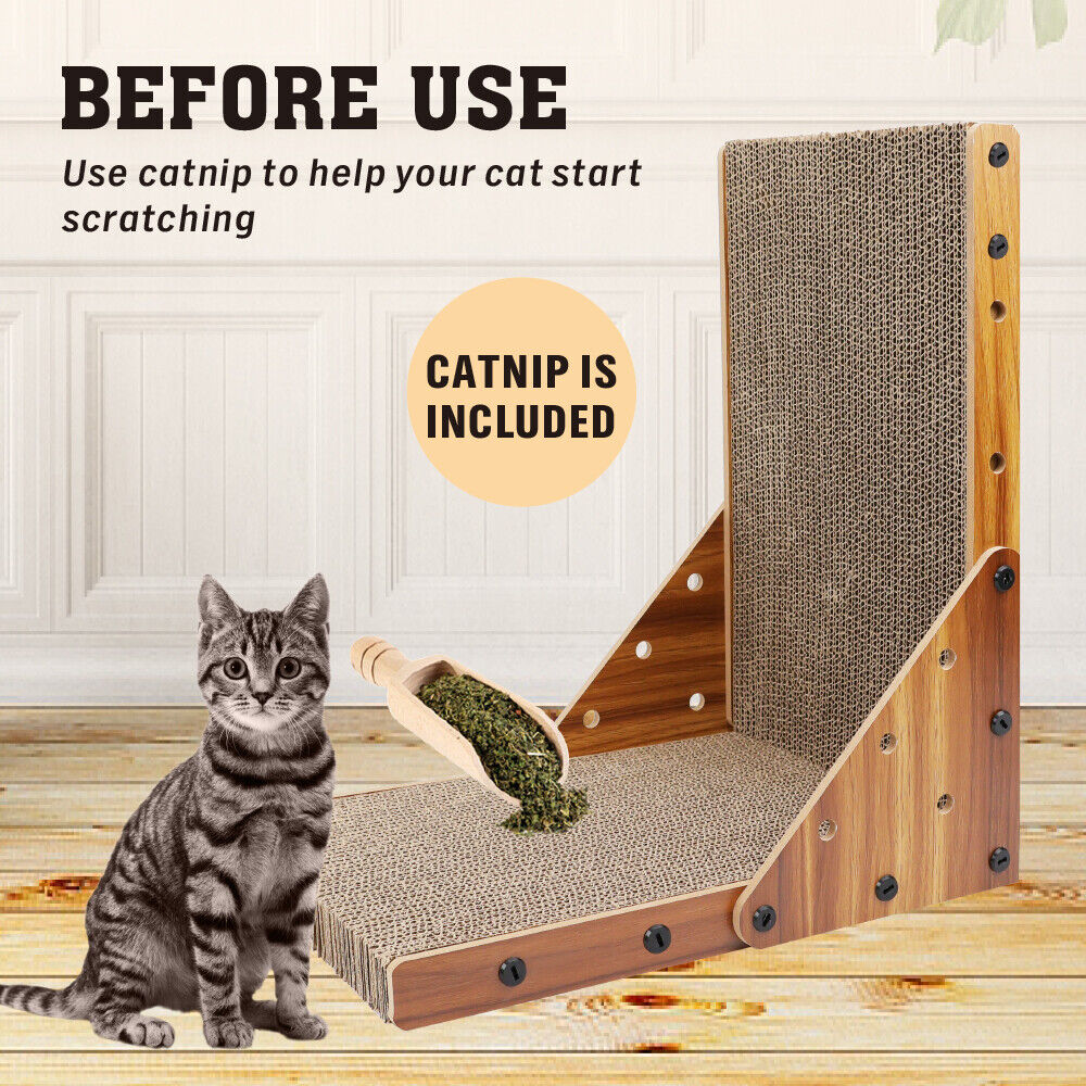 Cat Scratch Pad Cardboard Kitten Scratcher Board VaKa Toy