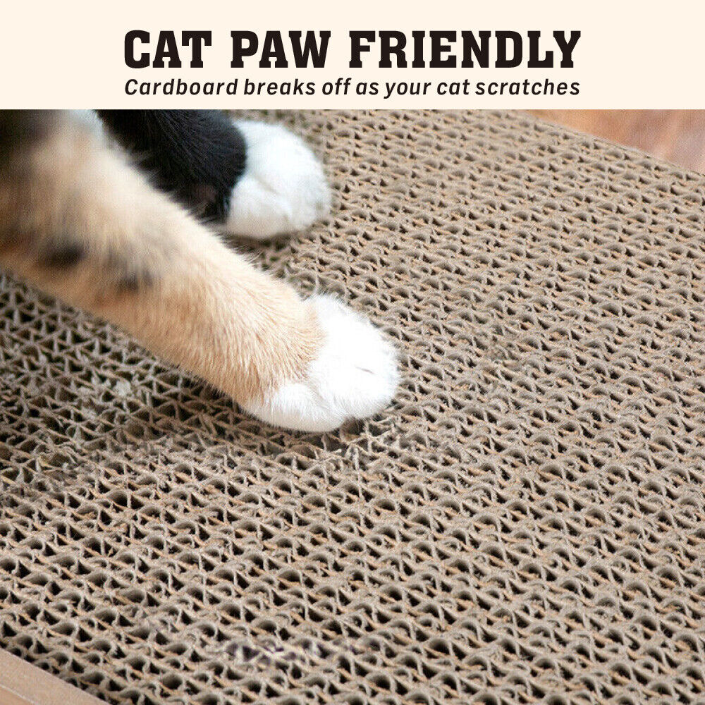 Cat Scratch Pad Cardboard Kitten Scratcher Board VaKa Toy