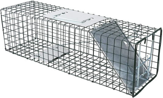 VaKa Animal Trap Cage Humane Live Steel Catch Possum Fox Rat Cat Rabbit Bird