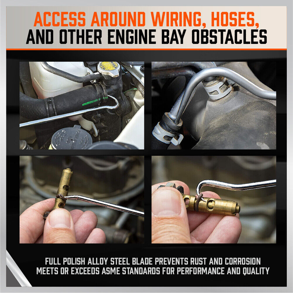 Pick and Hook Set 8Pc Oil Seal O-Ring Puller Extractors Seal Gasket Removal Tool