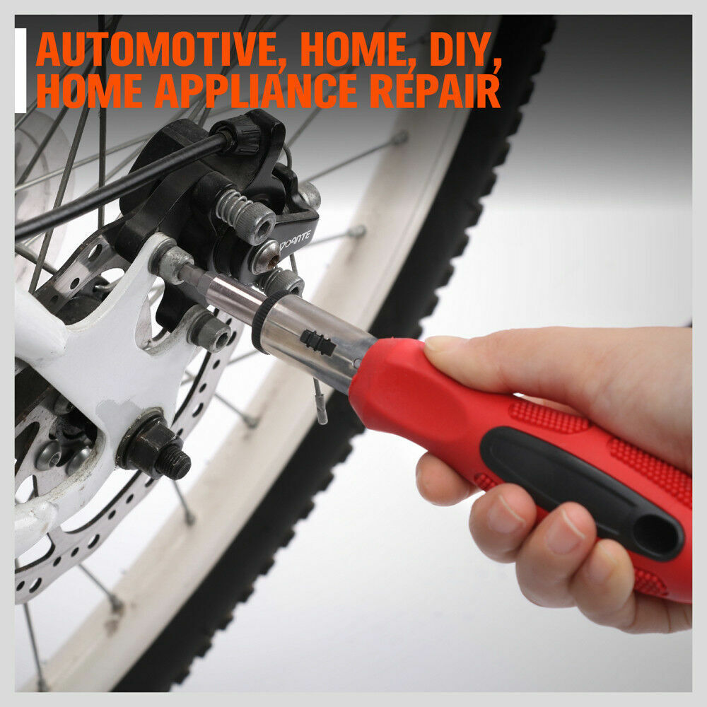 Screwdriver Set 100Pc Ratchet Handle Socket Slot Pozi Hex Star Square Bits Rack