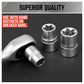 SEDY 14-Piece E-TORX Star Socket Set, 1/4" 3/8" 1/2" Drive, Female External Star Torque Socket Set, E4 - E24
