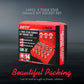 SEDY 14-Piece E-TORX Star Socket Set, 1/4" 3/8" 1/2" Drive, Female External Star Torque Socket Set, E4 - E24