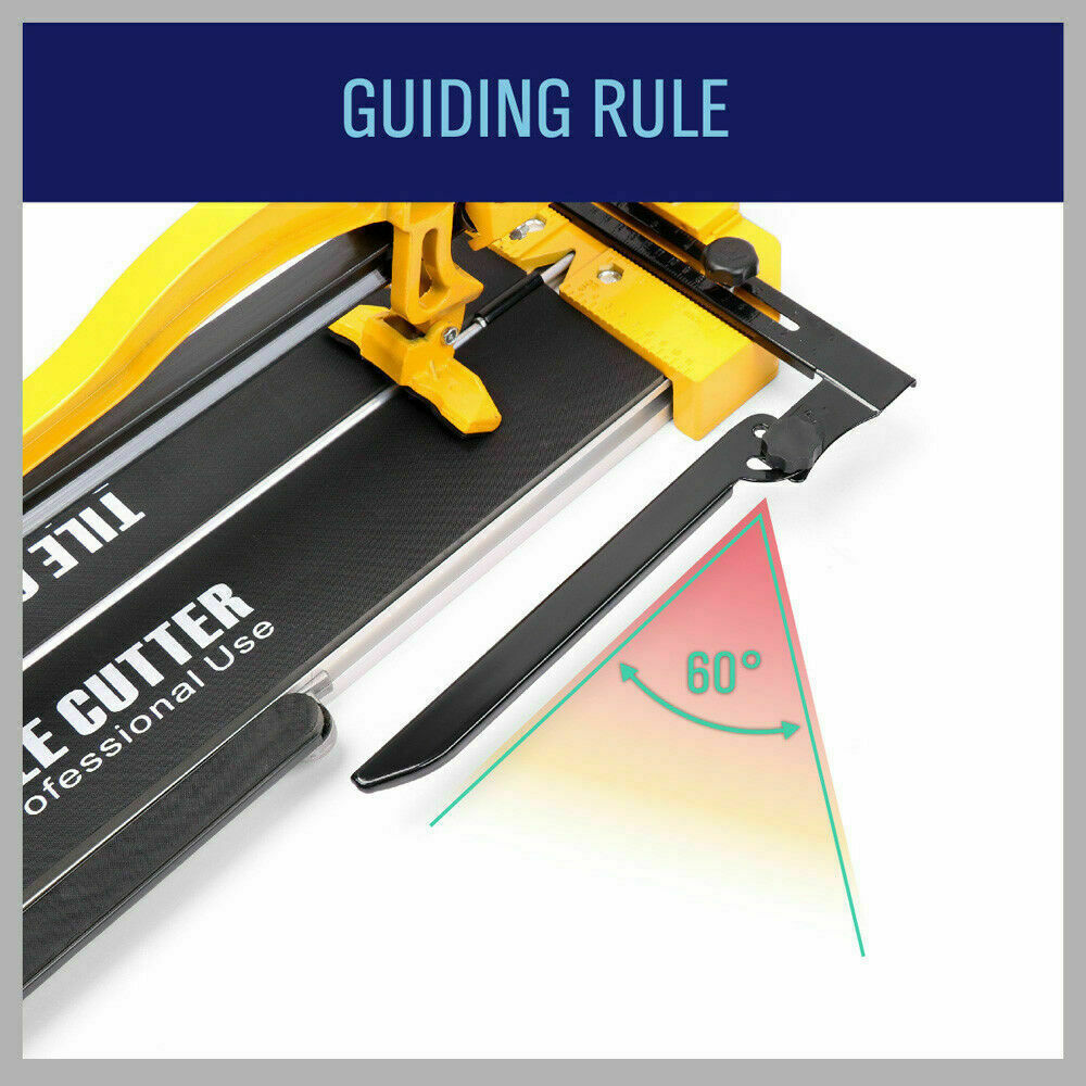 600mm Manual Tile Cutter Laser Guide Home Pro Tile Cutting Machine Heavy Duty