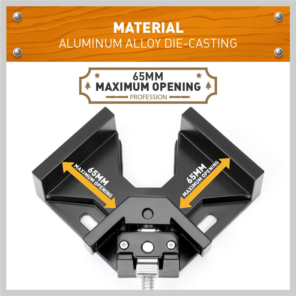 1 x 90¬∞ Quick Right Angle Clamps Corner Clamps Vise Wood-working Welding Holder