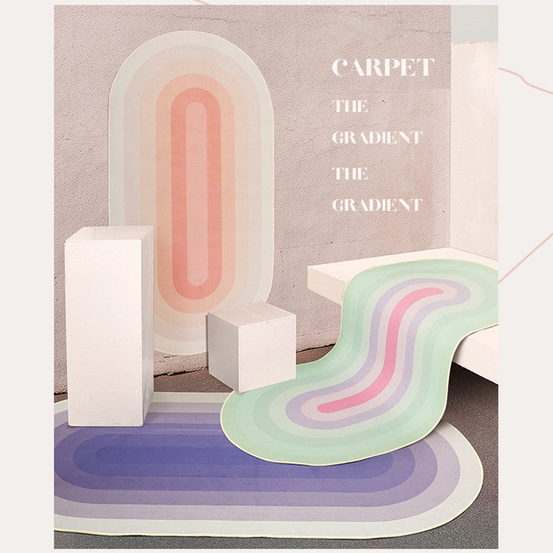 Modern Minimalist Gradient Non-Slip Carpet Rug