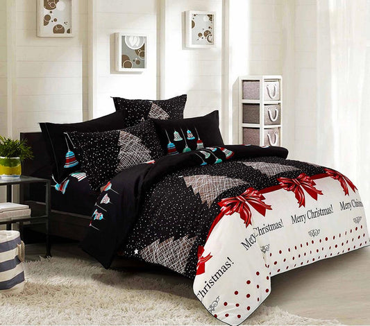 Quilt/Duvet Cover Set Merry Christmas King Size