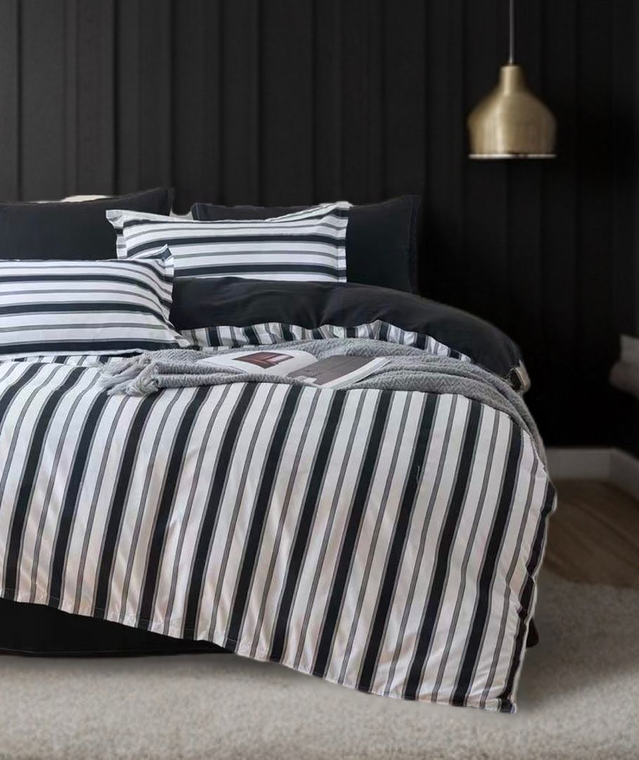 Quilt Cover Set Ascar Striped - King Size
