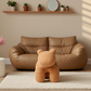 Lamb Stool Chair Brown