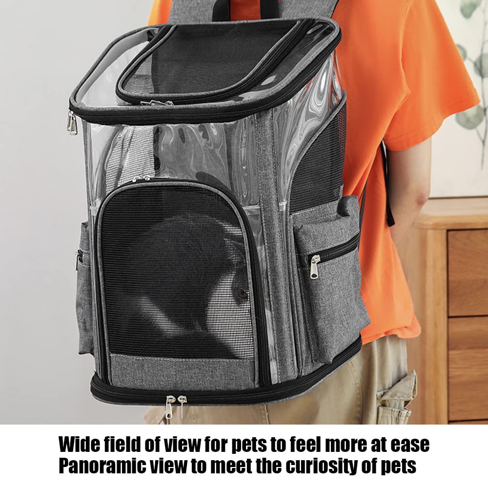 Cat Pet Carrier Backpack Dog Puppy Travel Space Bag Breathable Soft (S) LIFEBEA