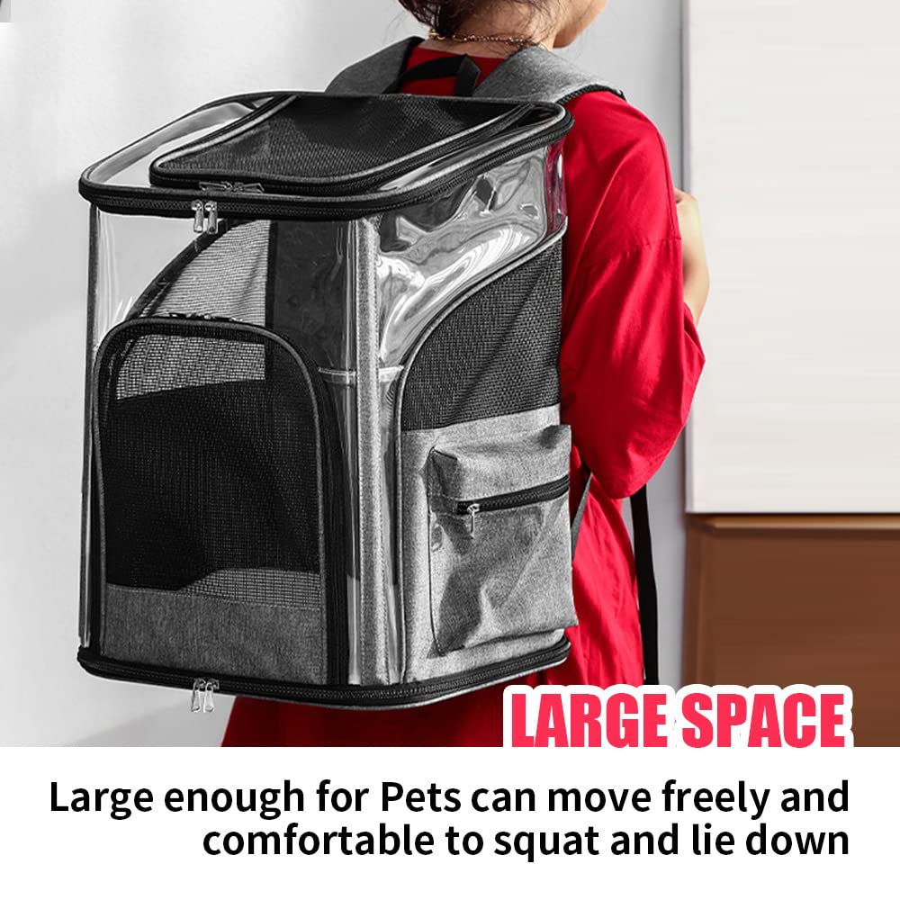 Cat Pet Carrier Backpack Dog Puppy Travel Space Bag Breathable Soft (S) LIFEBEA