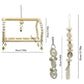 17PCS Bird Toys Parrot Swing Toys Chewing Hanging Bell Cockatiel Cage Toy Set