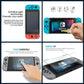 2X For Nintendo Switch Screen Protector 9H Full Cover Tempered Glass Au Stock