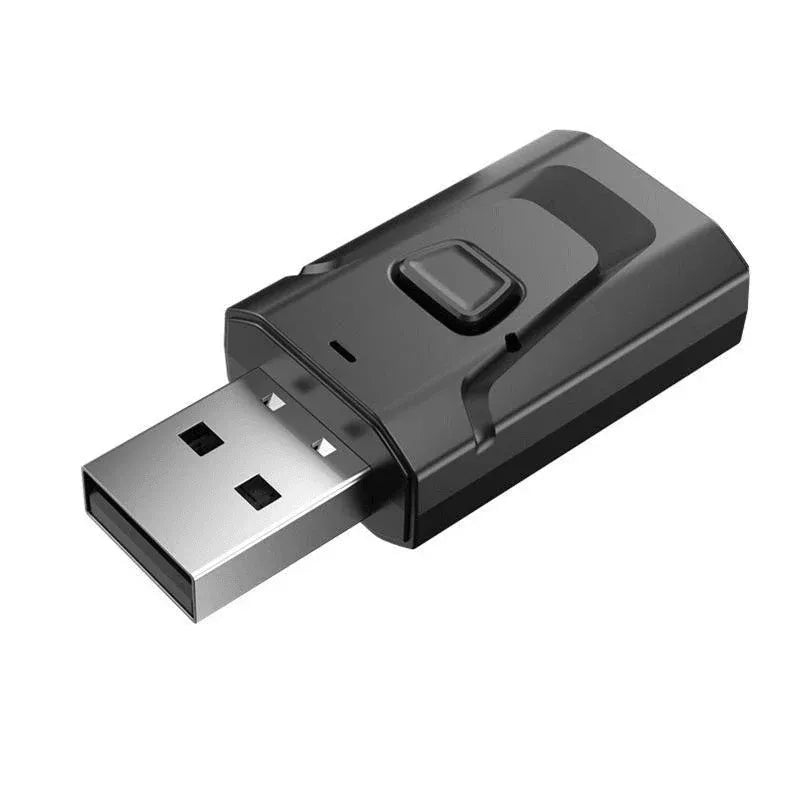 2 in 1 Bluetooth 5.0 USB Audio Transmitter Receiver with 3.5mm AUX Adapter