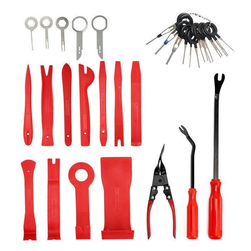 45X Car Trim Removal Tool Auto Hand Plastic Pry Bar Panel Door Clip Interior Set