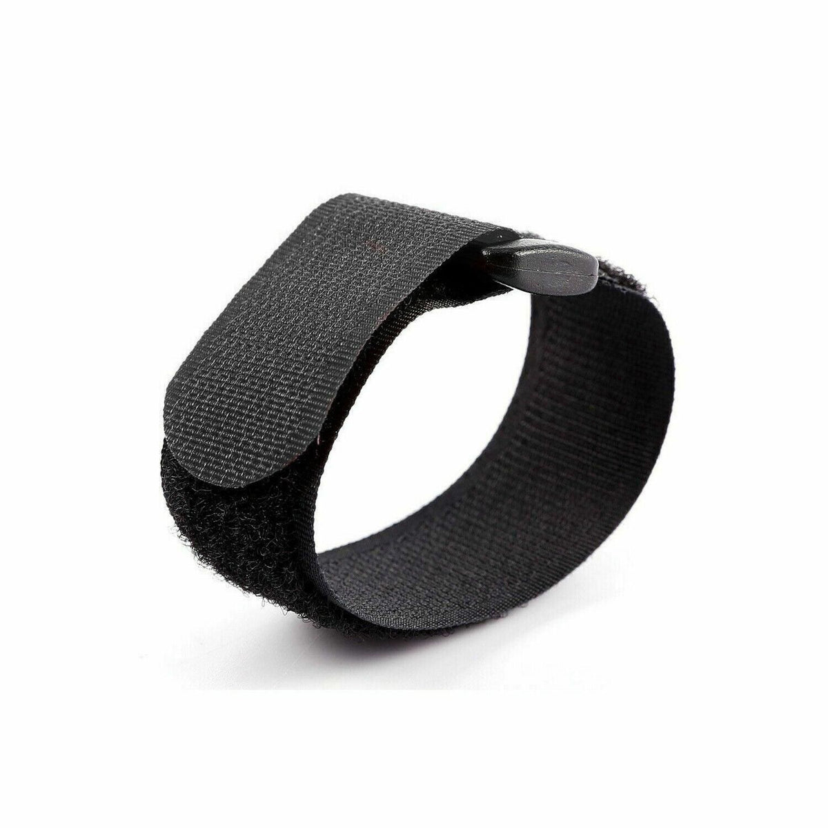 Magic Cable Ties Reusable Winder Coded Organiser Cords Hook Loop Black - 20*300mm  10PCS