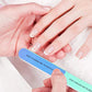 7 Way Professional Natural Nail File Straight Buffer Sanding Manicure Tools - 5 PCS