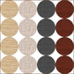 54 X Self Adhesive Decorative Screw Cover Caps Holes Cams Furniture Kitchen 20mm - PC 205