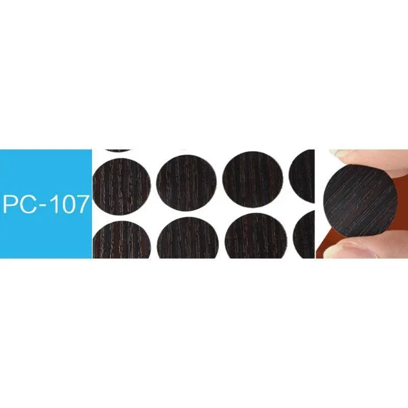 54 X Self Adhesive Decorative Screw Cover Caps Holes Cams Furniture Kitchen 20mm - PC 205