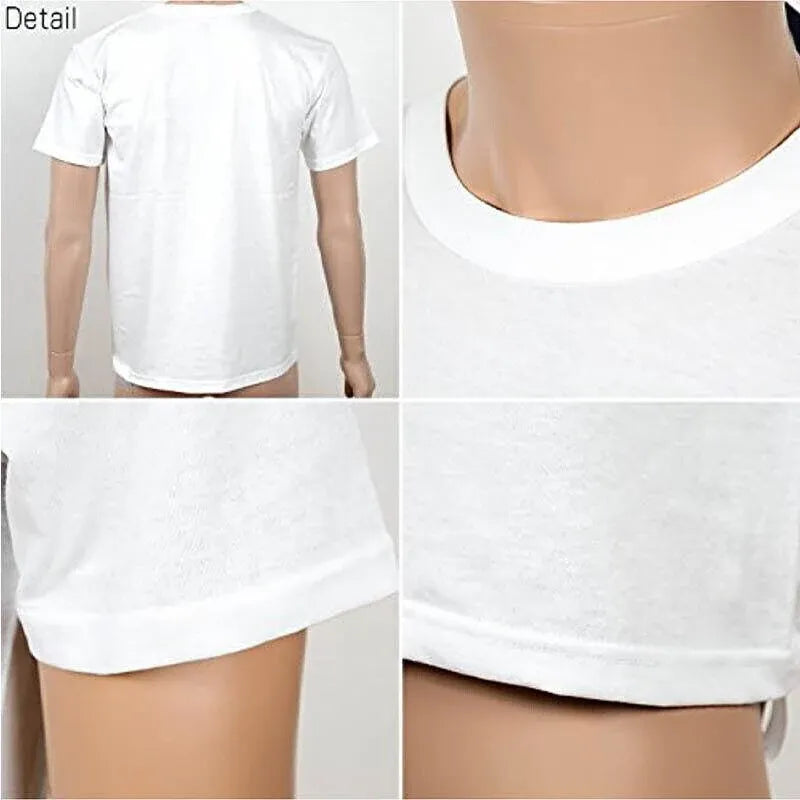 Men's T-shirt Plain Blank 100% heavy Cotton Basic Tee Short Sleeve Large S - 5XL Grey - XL