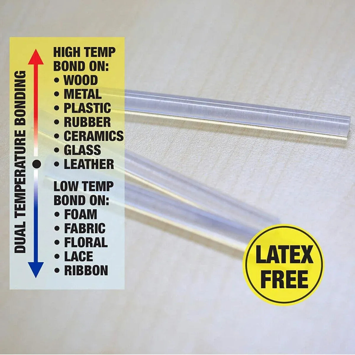 Clear Hot Melt Glue Sticks Adhesive Craft Stick for DIY Glue Tool 7mm 11mm - 7mm x 100mm 10pcs