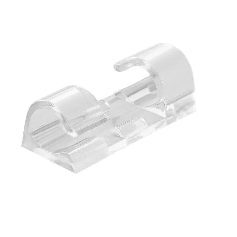 16PCS Cable Clips Management Holder Cord Wire Line Organizer Self-Adhesive L - L Size - White x 16 PCS