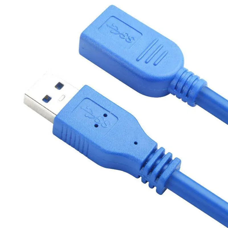 Super speed Usb 3.0 Male To Female Data Cable Extension Cord For Laptop Pc Camera - 1M