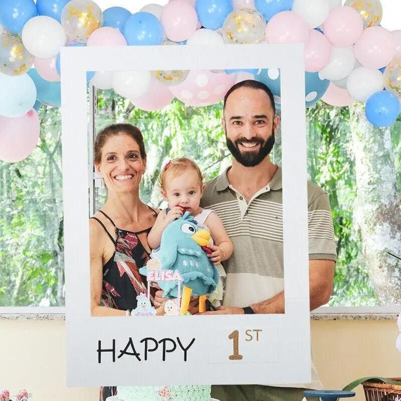 1Th 18Th-60Th Photo Booth Props Picture Frame Wedding Birthday Party Decoration - Happy 21ST
