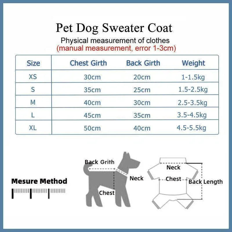 M Size Cute Pet Dog Warm Jumper Sweater Clothes Cat Knitwear Knitted Coats Winter - Pink Strawberry