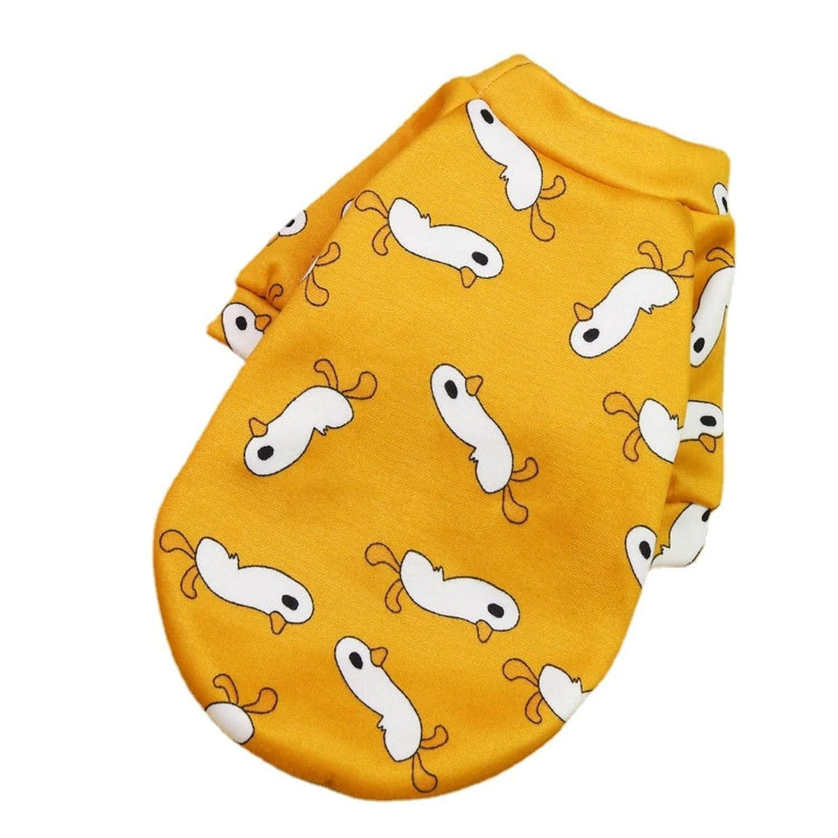 XL Size Cute Pet Dog Warm Jumper Sweater Clothes Cat Knitwear Knitted Coats Winter - Yellow Duck