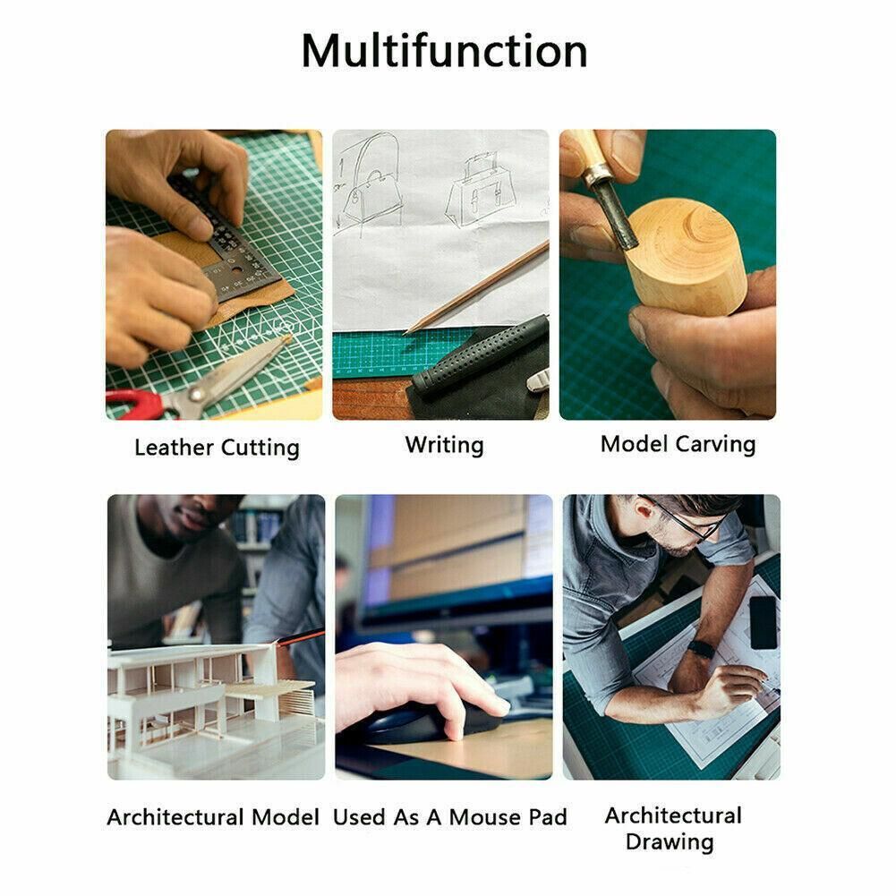 Junesix A1 A2 A3 A4 A5 Pvc Cutting Mat Durable Diy Self Healing Engraving Pad Au - A1