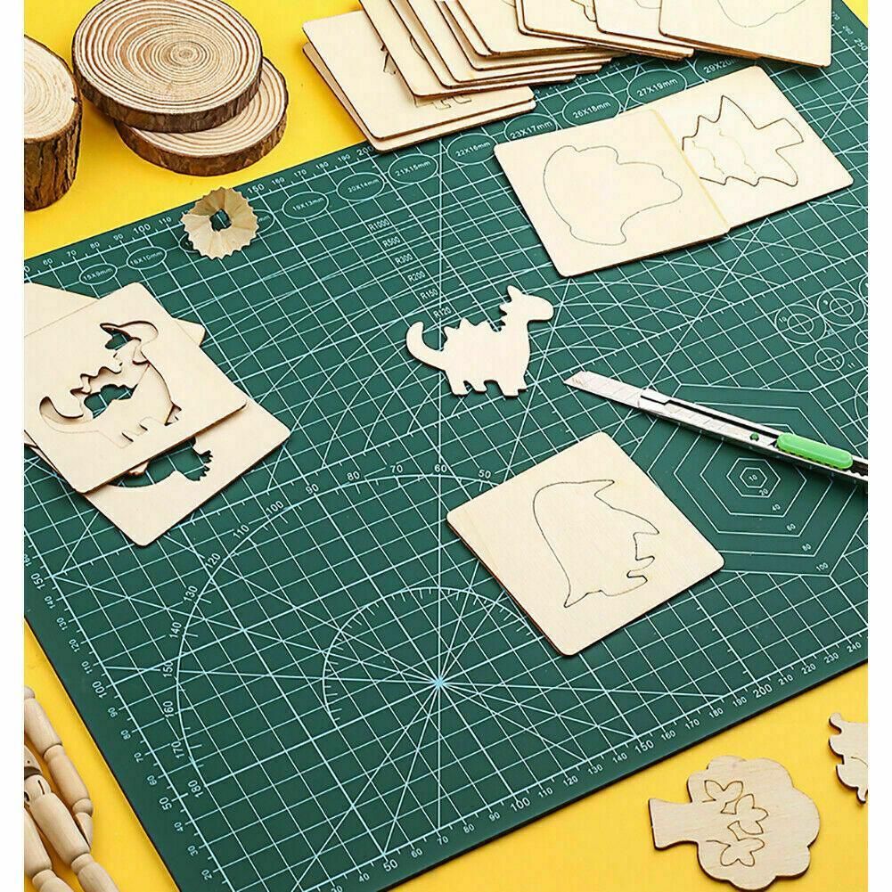 Junesix A1 A2 A3 A4 A5 Pvc Cutting Mat Durable Diy Self Healing Engraving Pad Au - A1