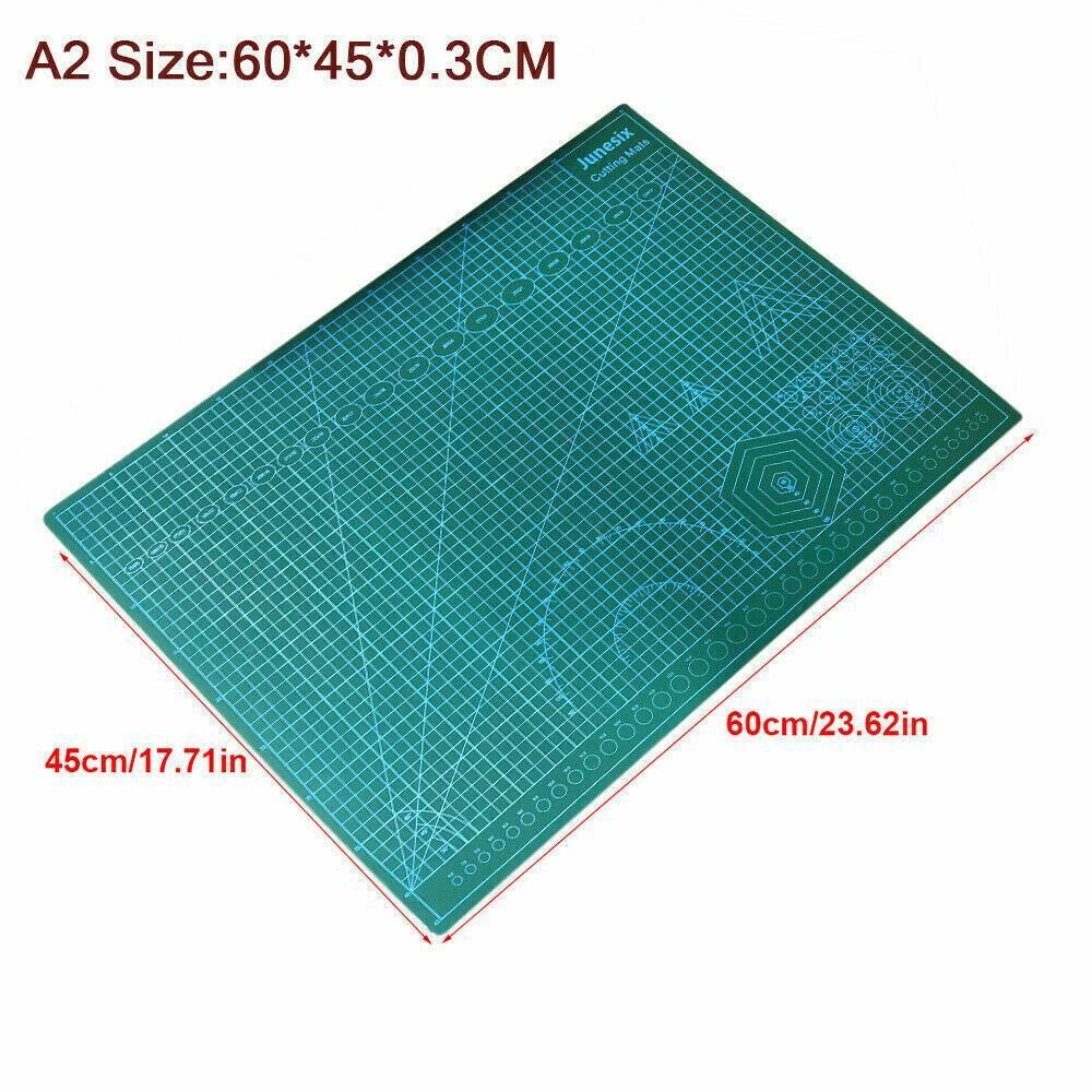 Junesix A1 A2 A3 A4 A5 Pvc Cutting Mat Durable Diy Self Healing Engraving Pad Au - A1