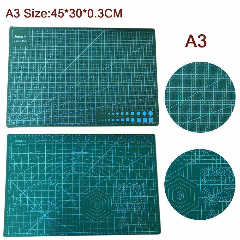 Junesix A1 A2 A3 A4 A5 Pvc Cutting Mat Durable Diy Self Healing Engraving Pad Au - A1