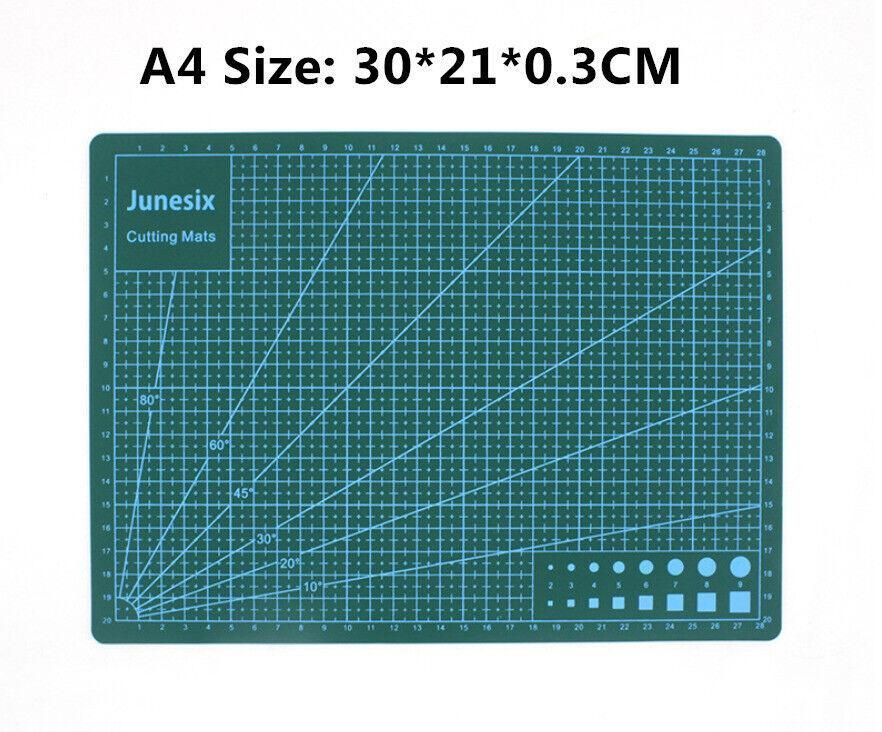 Junesix A1 A2 A3 A4 A5 Pvc Cutting Mat Durable Diy Self Healing Engraving Pad Au - A1