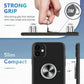 Iring Phone Ring Finger Holder Stand Car Mount Hook For Iphone Ipad Mobile Grip - A4- Rose Gold
