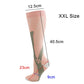 Copper Compression Socks for Running Travel Sports Anti Fatigue Support XXL Unisex - Pink