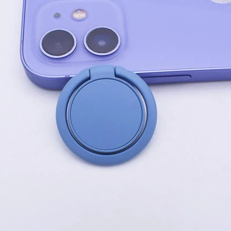 Phone Ring Bracket 360 Degree Rotation Solid Colour Mobile Holder Grip Stand - Pink