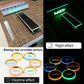 2cm x 3m Glow in the Dark Fluorescent Tape Self-Adhesive Strip for Marking and Decor - Red 2cm*3m