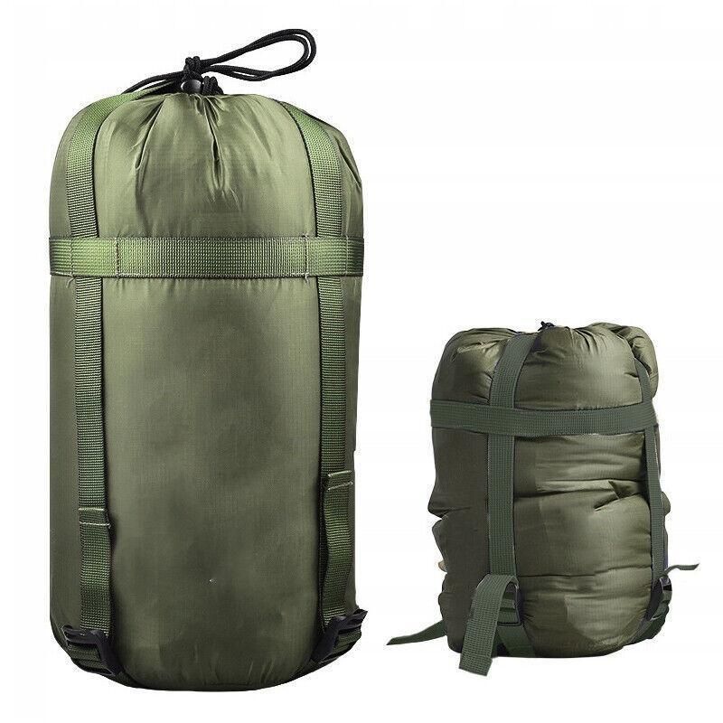 Waterproof Compression Stuff Sack Camping Storage Bag Outdoor Sleeping Bag - Lake Blue