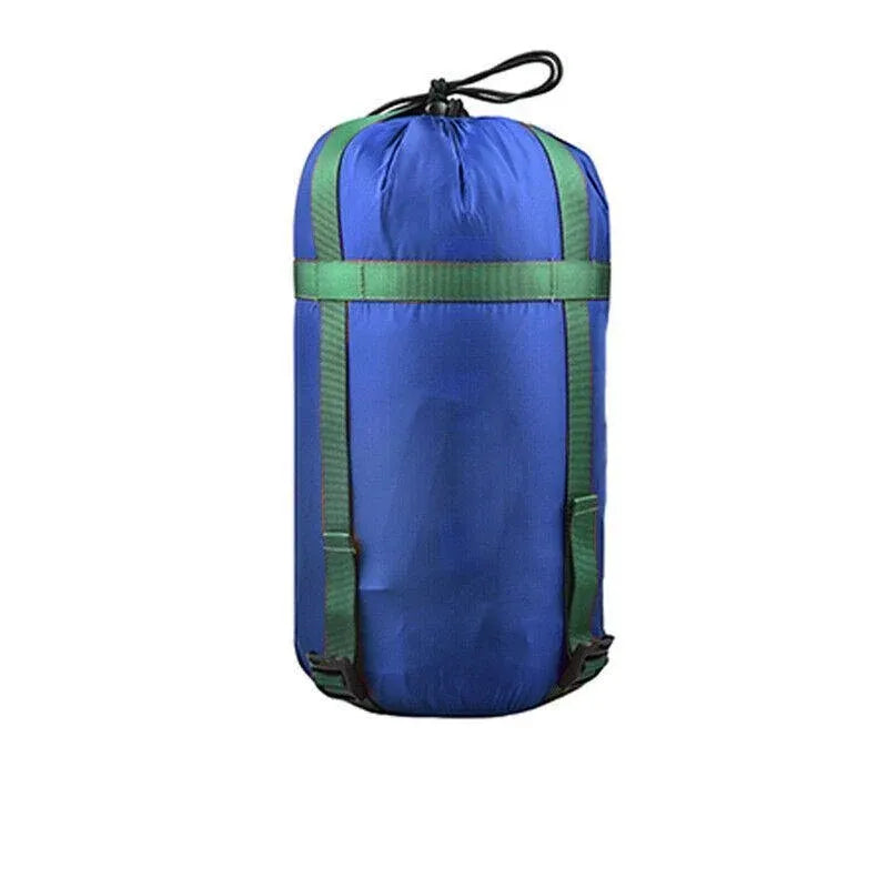 Waterproof Compression Stuff Sack Camping Storage Bag Outdoor Sleeping Bag - Lake Blue
