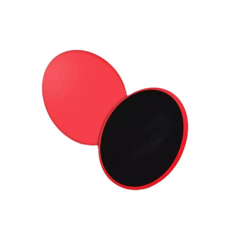 2PCS Core Sliding Discs Fitness Sliders for Home Gym Yoga Gliding Exercise 17cm - Red
