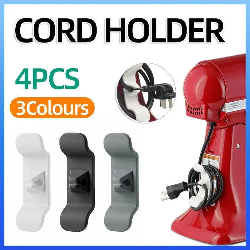 Cord Organizer Wrap Holder 4pcs Kitchen Appliance Cable Winder